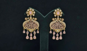 Kundan Earrings 08202 - KRISHNA'S SWETA JEWELLERY