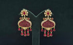 Kundan Earrings 08202 - KRISHNA'S SWETA JEWELLERY