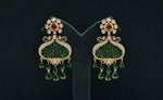 Kundan Earrings 08202 - KRISHNA'S SWETA JEWELLERY