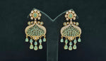 Kundan Earrings 08202 - KRISHNA'S SWETA JEWELLERY