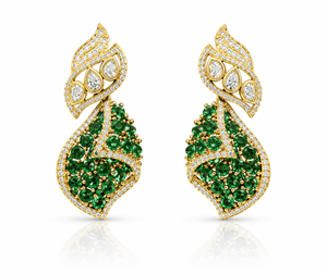 Kundan Earrings 08203 - KRISHNA'S SWETA JEWELLERY