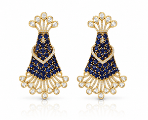Kundan Earrings 08205 - KRISHNA'S SWETA JEWELLERY