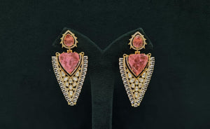 Kundan Earrings 08206 - KRISHNA'S SWETA JEWELLERY
