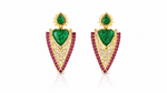 Kundan Earrings 08206 - KRISHNA'S SWETA JEWELLERY