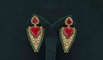 Kundan Earrings 08206 - KRISHNA'S SWETA JEWELLERY