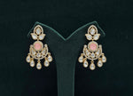 Kundan Earrings 08897 - KRISHNA'S SWETA JEWELLERY