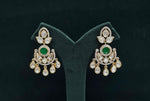 Kundan Earrings 08897 - KRISHNA'S SWETA JEWELLERY