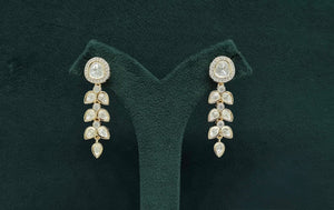 Kundan Earrings 08898 - KRISHNA'S SWETA JEWELLERY