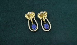 Kundan Earrings 08975 - KRISHNA'S SWETA JEWELLERY