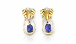 Kundan Earrings 08975 - KRISHNA'S SWETA JEWELLERY