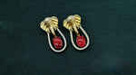 Kundan Earrings 08975 - KRISHNA'S SWETA JEWELLERY