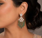 Kundan Earrings 08976 - KRISHNA'S SWETA JEWELLERY