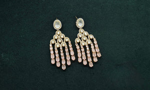 Kundan Earrings 08976 - KRISHNA'S SWETA JEWELLERY
