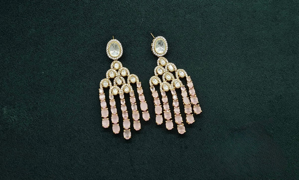 Kundan Earrings 08976 - KRISHNA'S SWETA JEWELLERY