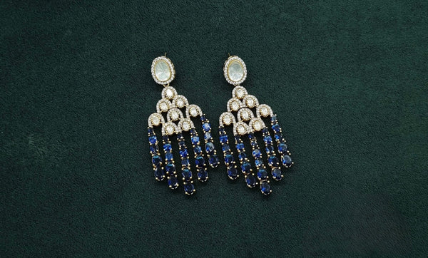 Kundan Earrings 08976 - KRISHNA'S SWETA JEWELLERY