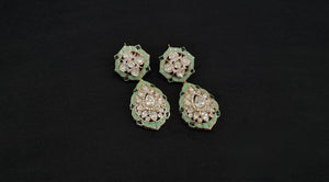 Kundan Earrings 09118 - KRISHNA'S SWETA JEWELLERY
