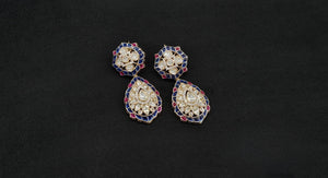 Kundan Earrings 09118 - KRISHNA'S SWETA JEWELLERY