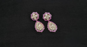 Kundan Earrings 09118 - KRISHNA'S SWETA JEWELLERY