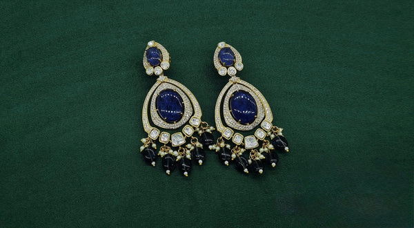 Kundan Earrings 09283 - KRISHNA'S SWETA JEWELLERY