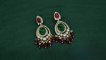 Kundan Earrings 09283 - KRISHNA'S SWETA JEWELLERY