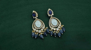 Kundan Earrings 09283 - KRISHNA'S SWETA JEWELLERY