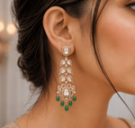 Kundan Earrings 09675 - KRISHNA'S SWETA JEWELLERY