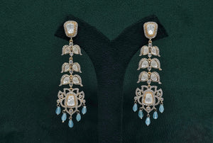 Kundan Earrings 09675 - KRISHNA'S SWETA JEWELLERY