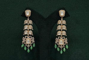 Kundan Earrings 09675 - KRISHNA'S SWETA JEWELLERY
