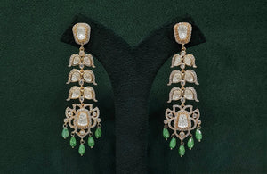 Kundan Earrings 09675 - KRISHNA'S SWETA JEWELLERY