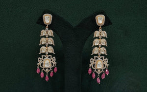 Kundan Earrings 09675 - KRISHNA'S SWETA JEWELLERY