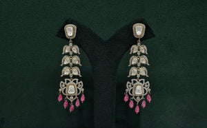 Kundan Earrings 09675 - KRISHNA'S SWETA JEWELLERY