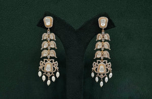 Kundan Earrings 09675 - KRISHNA'S SWETA JEWELLERY