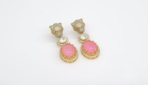 Kundan Earrings 10055 - KRISHNA'S SWETA JEWELLERY