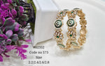 Kundan Enamel Bangles 02352 - KRISHNA'S SWETA JEWELLERY