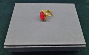 Kundan finger Ring 00261 - KRISHNA'S SWETA JEWELLERY