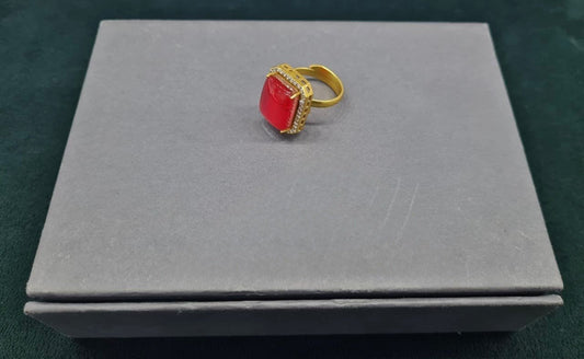 Kundan finger Ring 00261 - KRISHNA'S SWETA JEWELLERY