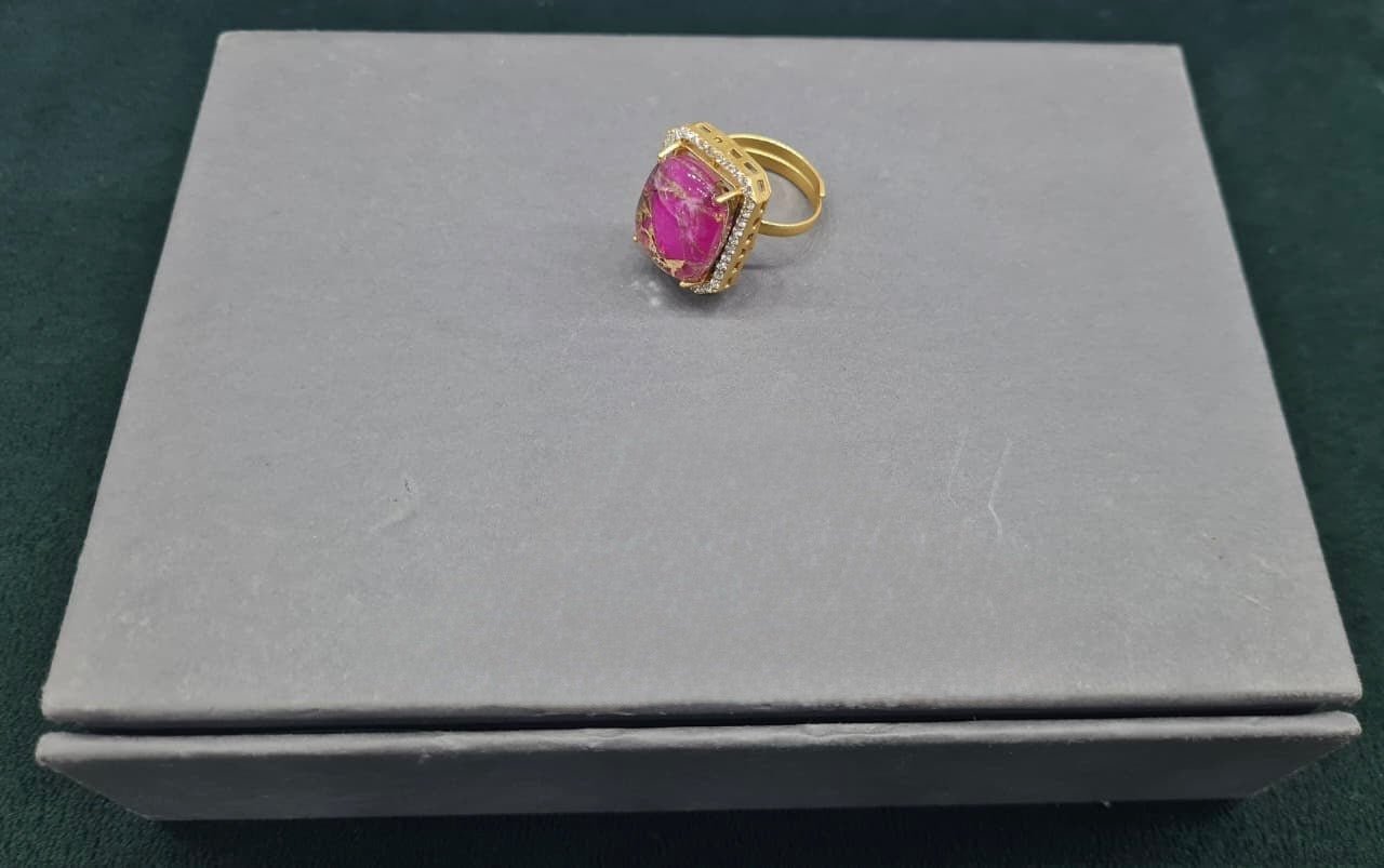 Kundan finger Ring 00261 - KRISHNA'S SWETA JEWELLERY