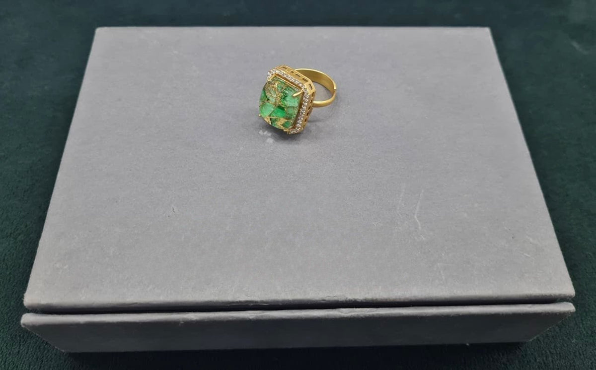 Kundan finger Ring 00261 - KRISHNA'S SWETA JEWELLERY