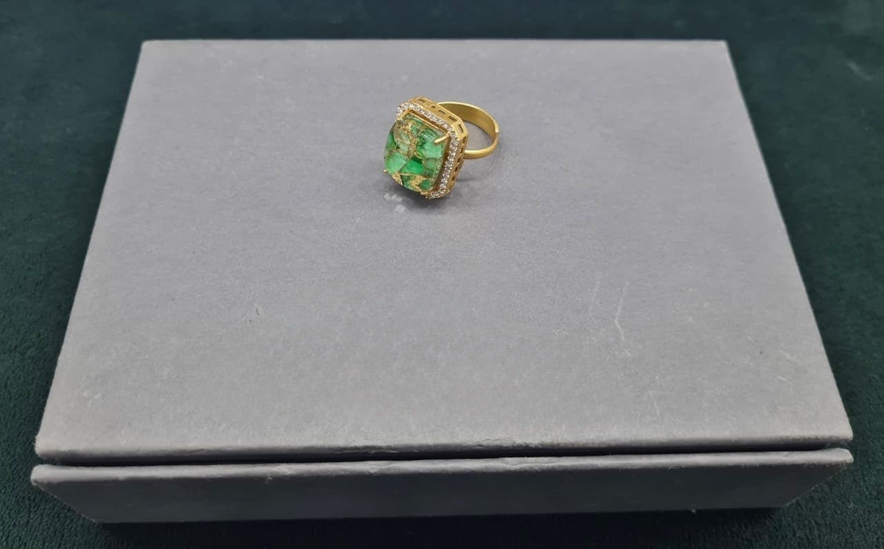 Kundan finger Ring 00261 - KRISHNA'S SWETA JEWELLERY