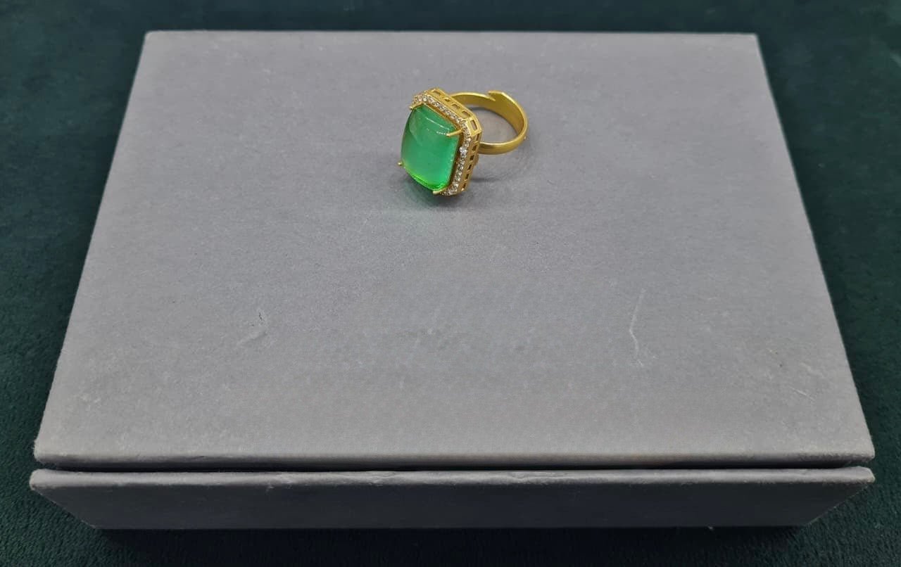 Kundan finger Ring 00261 - KRISHNA'S SWETA JEWELLERY