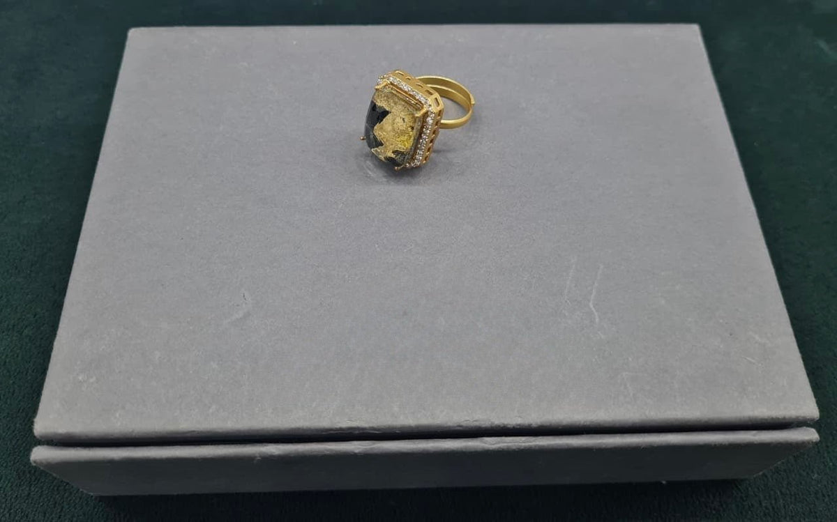 Kundan finger Ring 00261 - KRISHNA'S SWETA JEWELLERY