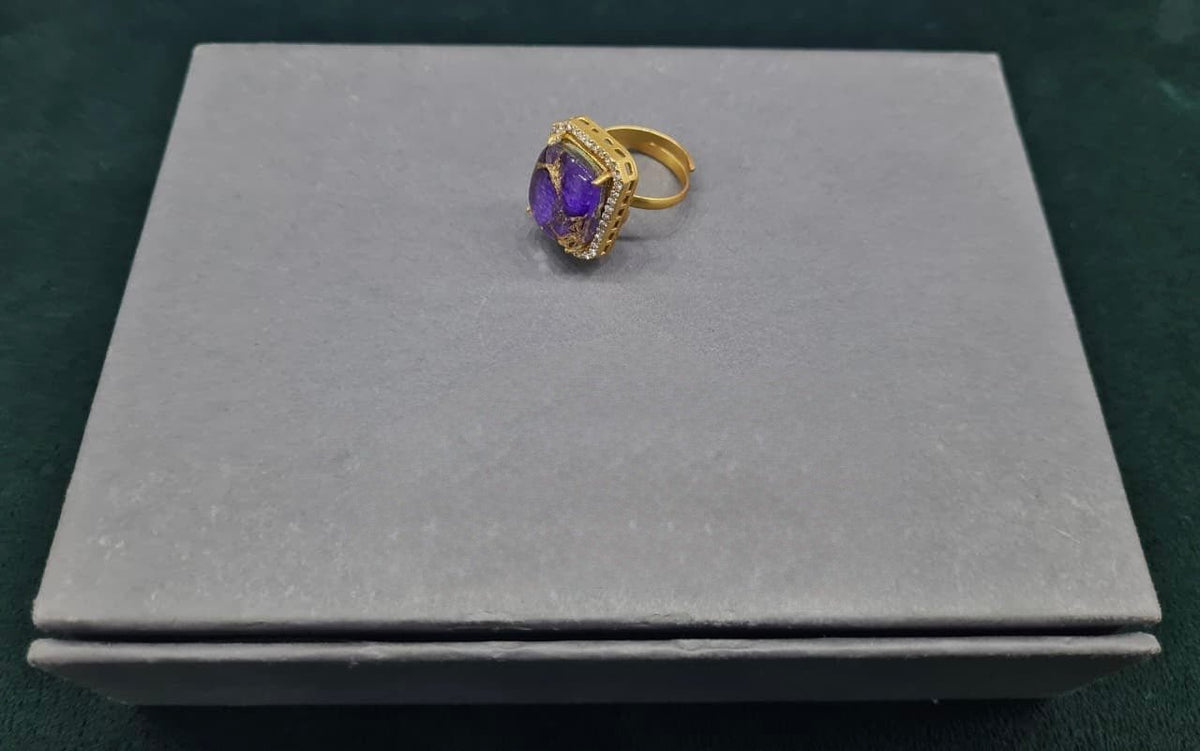 Kundan finger Ring 00261 - KRISHNA'S SWETA JEWELLERY