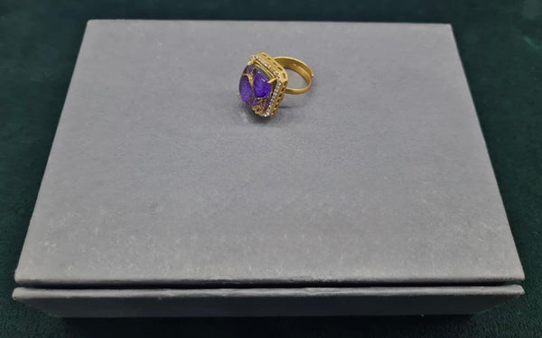 Kundan finger Ring 00261 - KRISHNA'S SWETA JEWELLERY