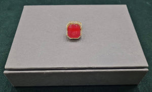 Kundan Finger Ring 01028 - KRISHNA'S SWETA JEWELLERY