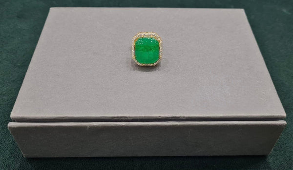 Kundan Finger Ring 01028 - KRISHNA'S SWETA JEWELLERY