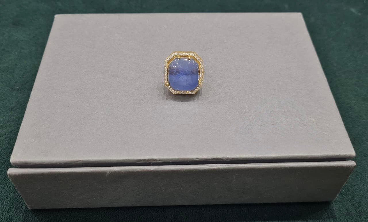 Kundan Finger Ring 01028 - KRISHNA'S SWETA JEWELLERY