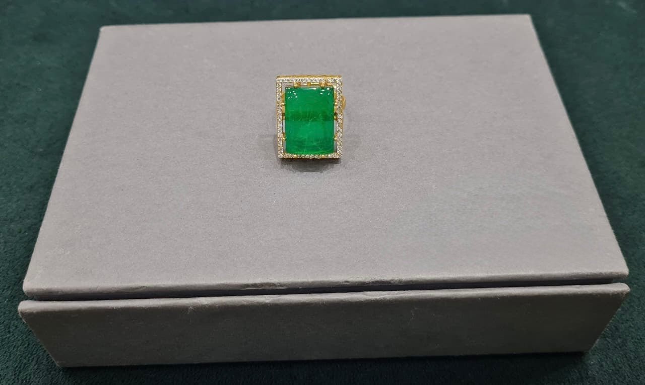 Kundan Finger Ring 01029 - KRISHNA'S SWETA JEWELLERY