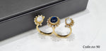 Kundan Fingerring 00064 - KRISHNA'S SWETA JEWELLERY