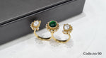 Kundan Fingerring 00064 - KRISHNA'S SWETA JEWELLERY
