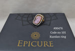 Kundan fingerring 00476 - KRISHNA'S SWETA JEWELLERY